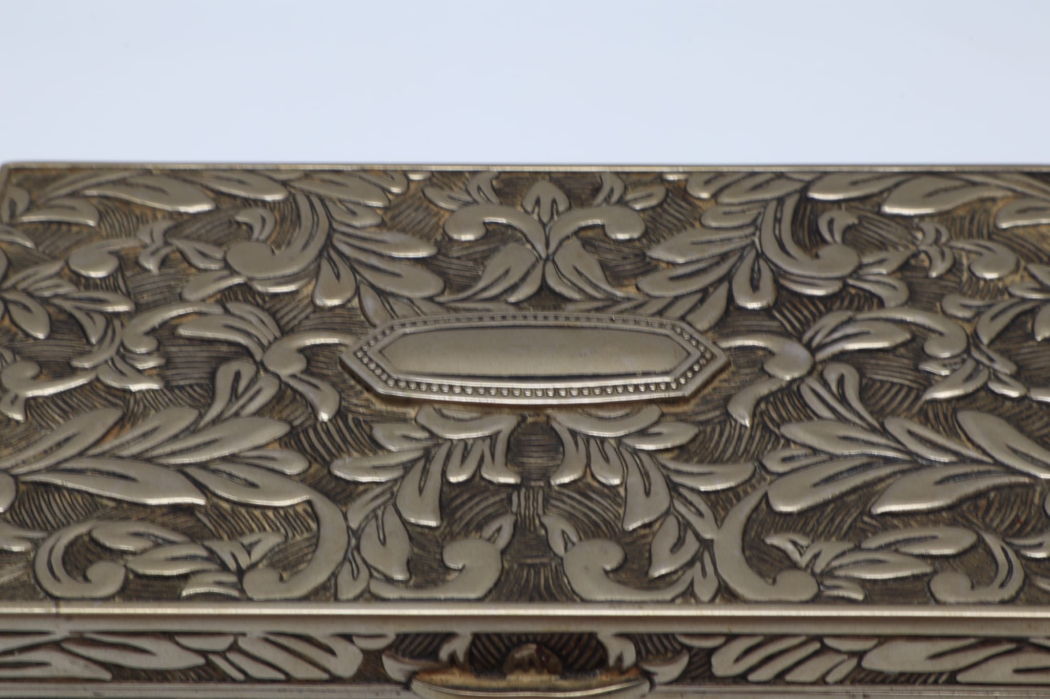 Mid-Century Silver-Plated Repousse box (c. 1970–1980) — lifestyle setting
