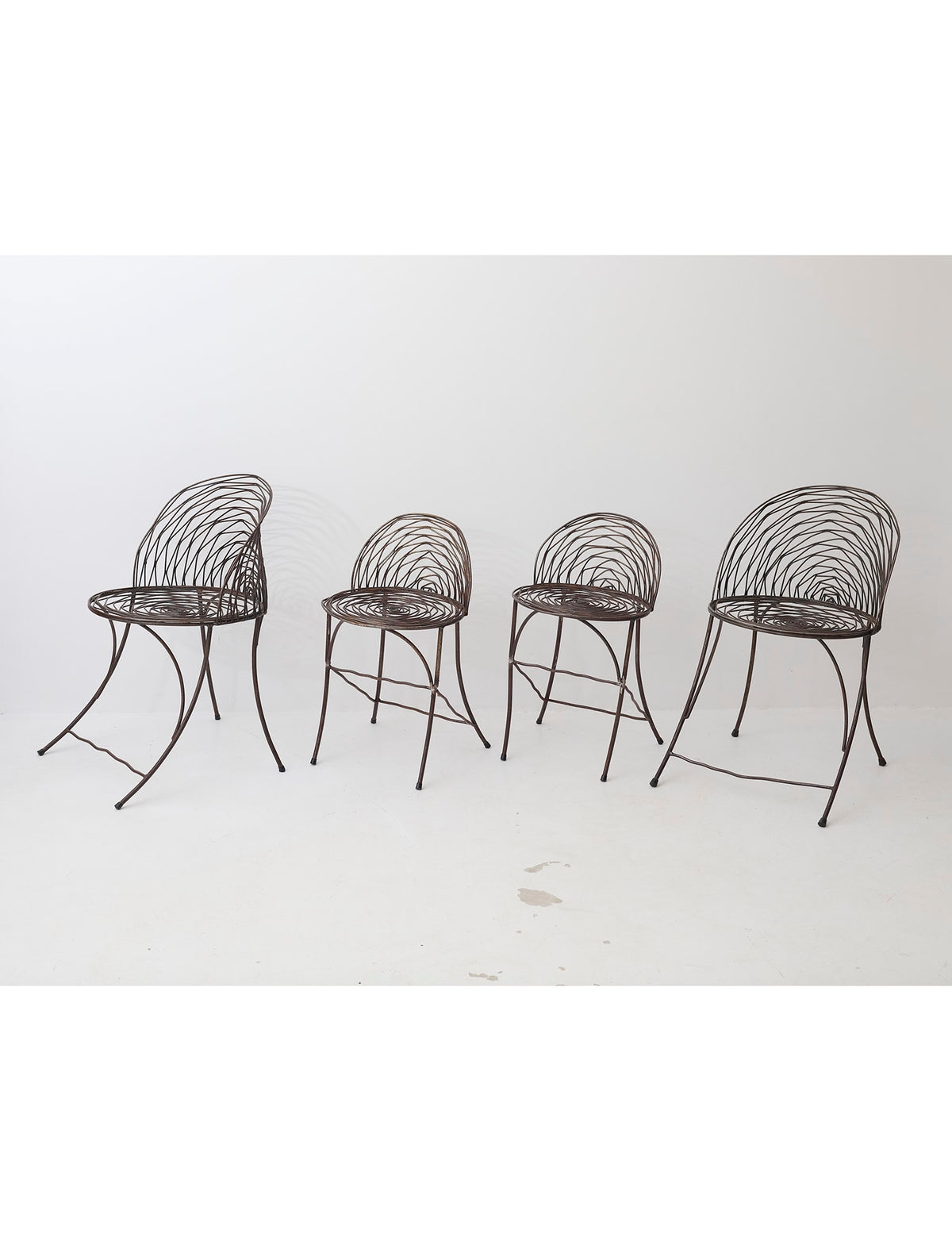 French 20th Century wrought iron armchair — alternate view