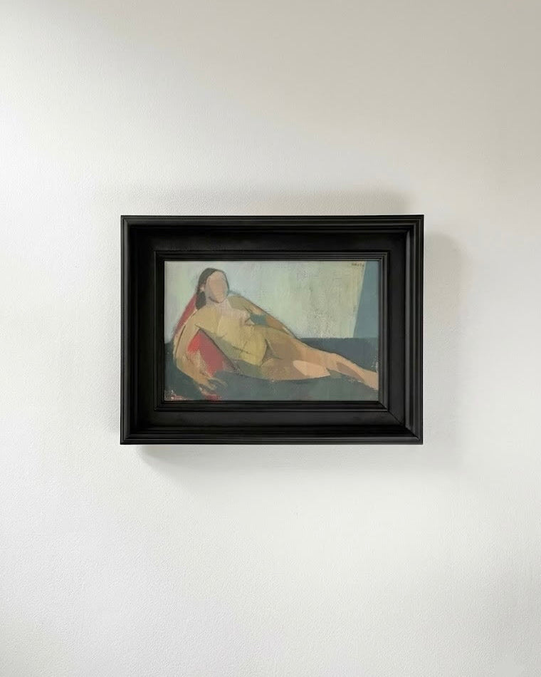 Midcentury Nude in Oil by Médecine | The Oblist