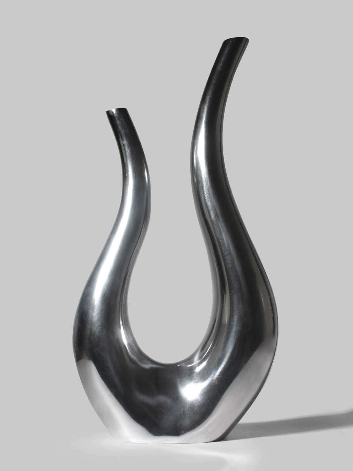 Contemporary Sculptural Aluminum Vessel, Extra Large by Vintage Stories | The Oblist