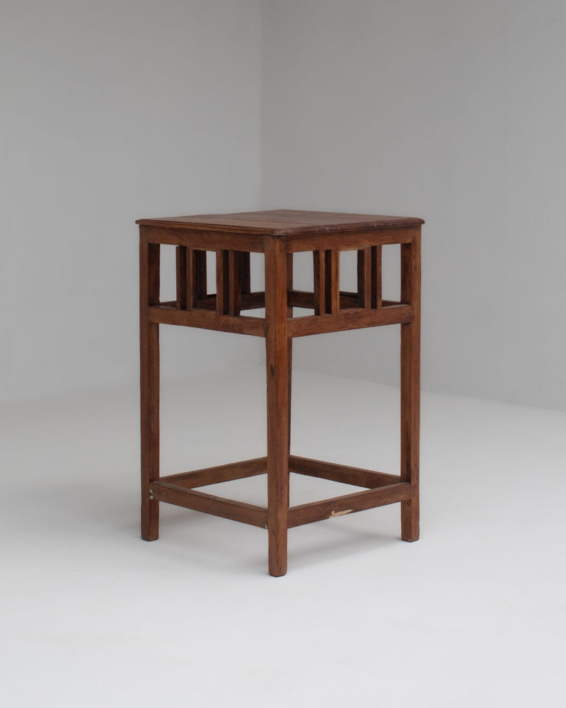 Solid Wood Side Table by Malata Antwerp | The Oblist