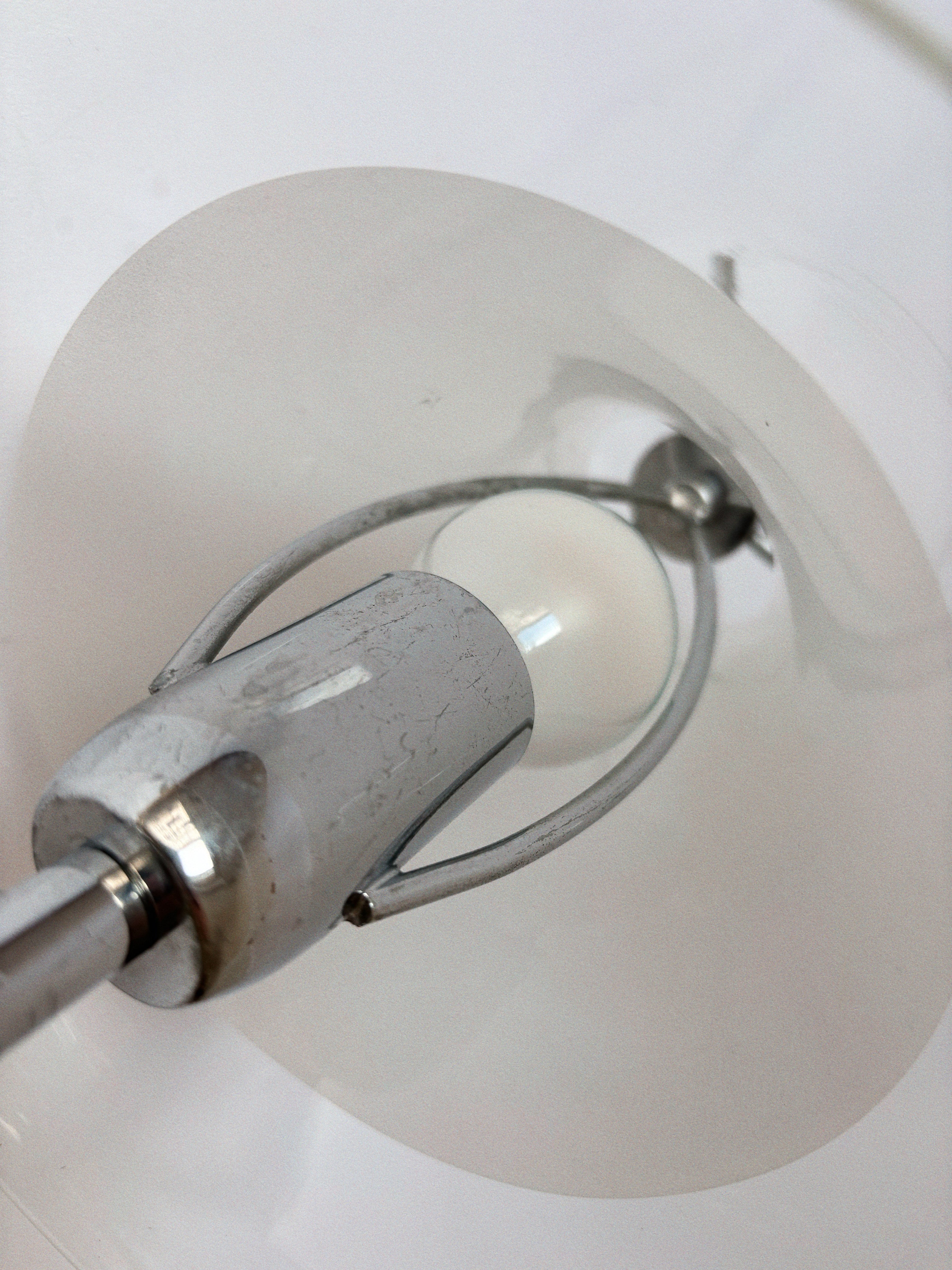 Chrome and Glass Lamp, Italy c. 1970’s — view 10