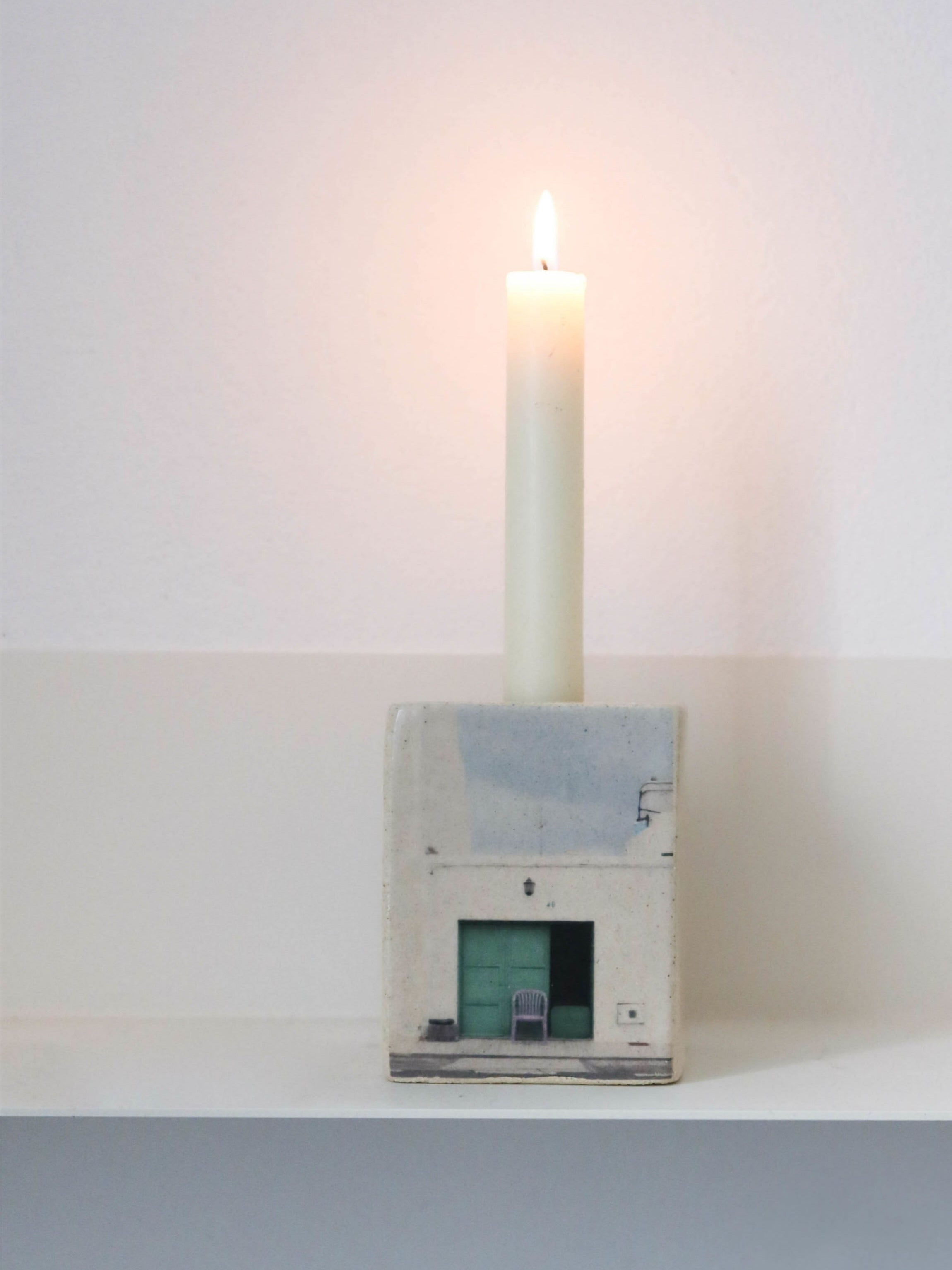 Photographic Candle Holder - Lanzarote House — close-up