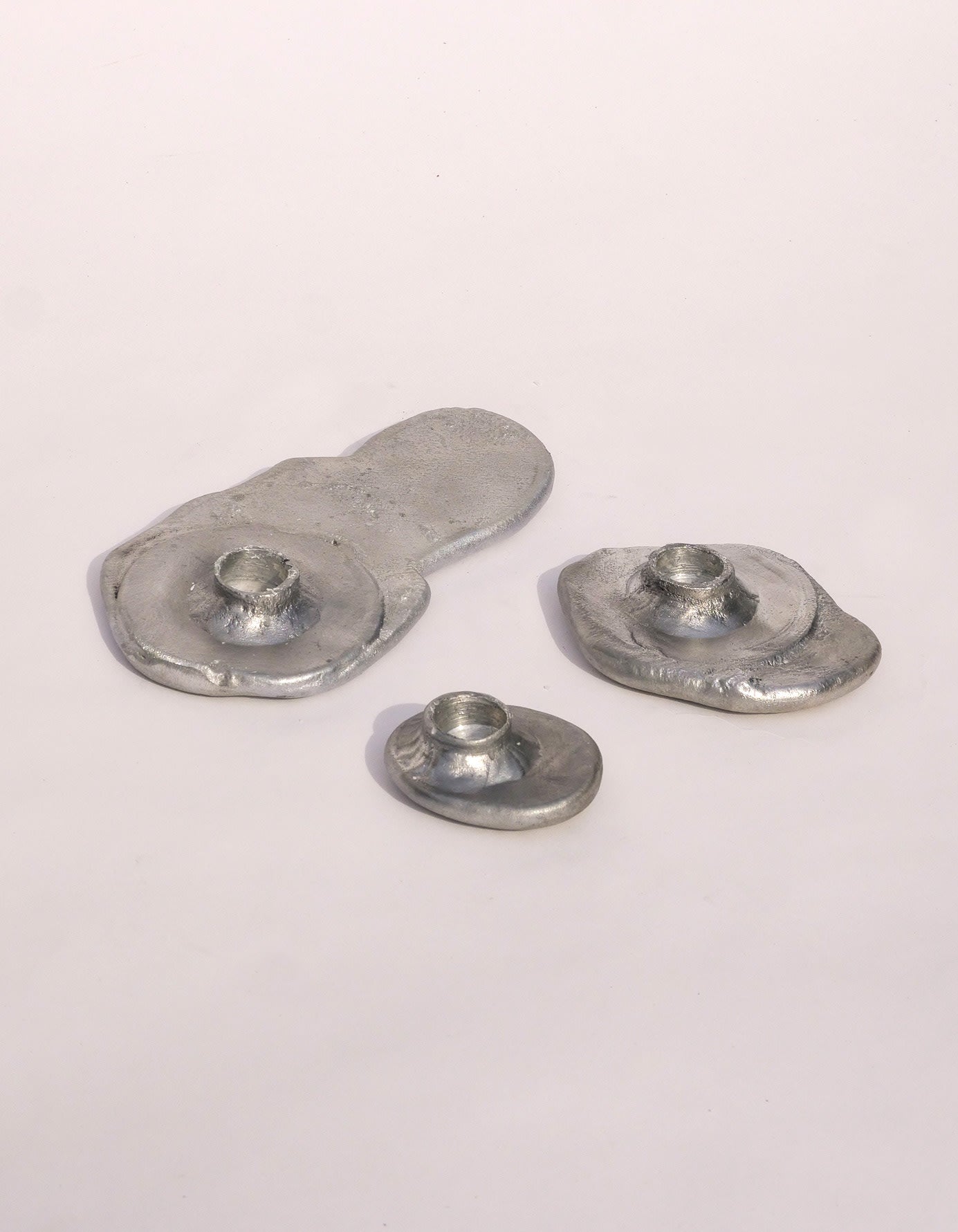 Sand Cast Candle Holder by Six Dots Design | The Oblist