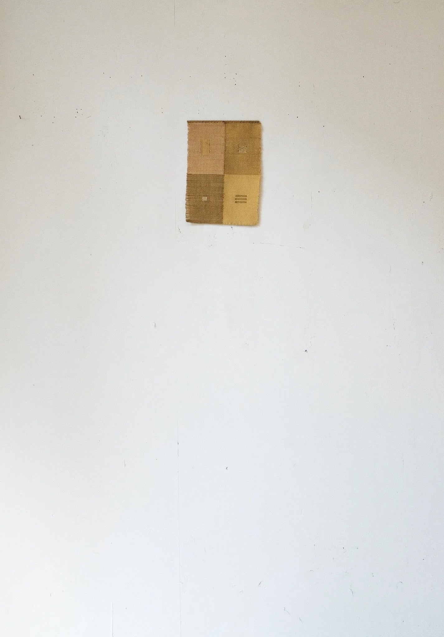 Lucent I - Woven Wall Hanging — side angle