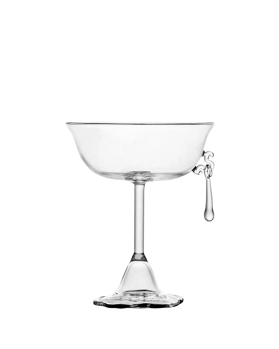 Sospesa Hand-blown Coupe Glass — detail view