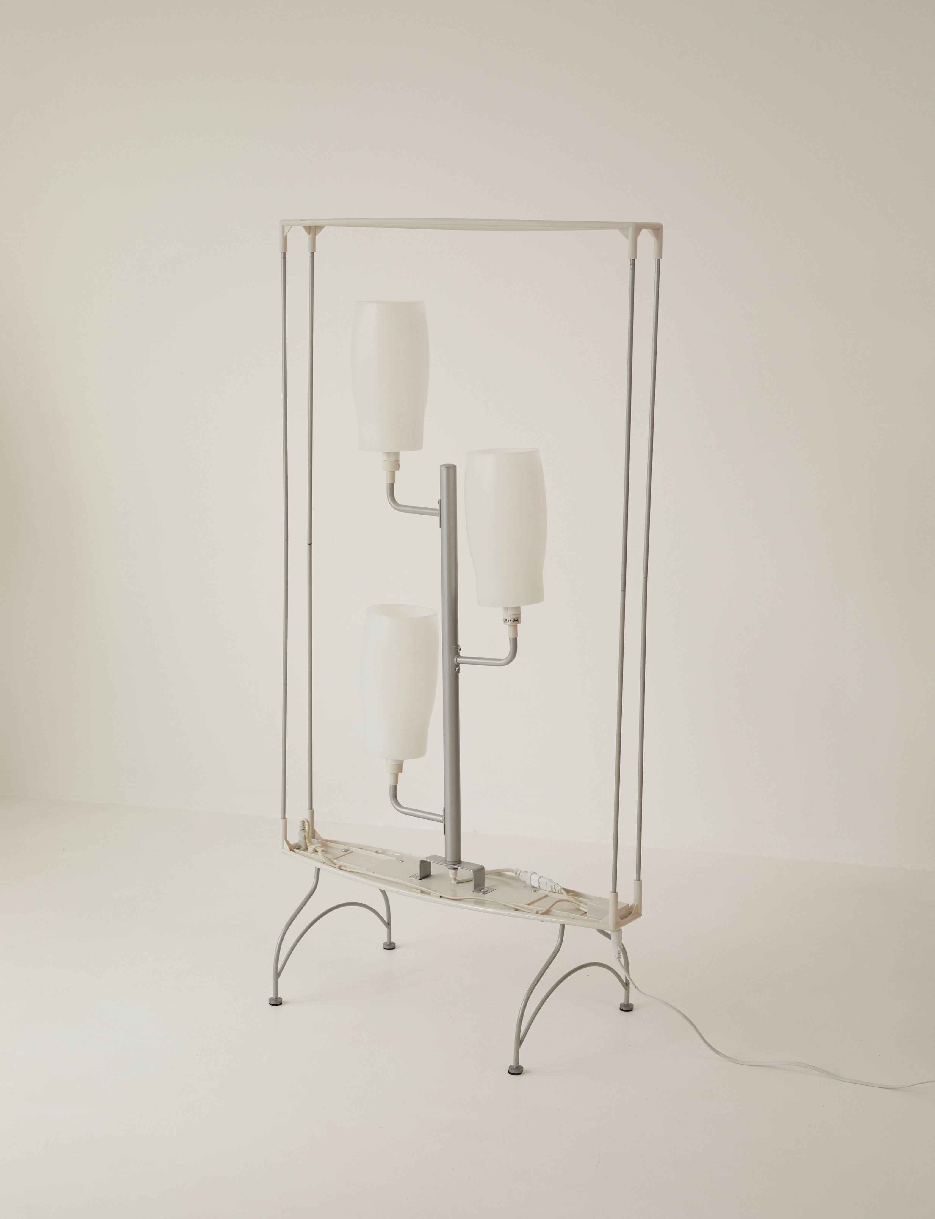 Dimmable Light Screen / Floor Lamp / Room Divider in Removable Fabric C. 2000