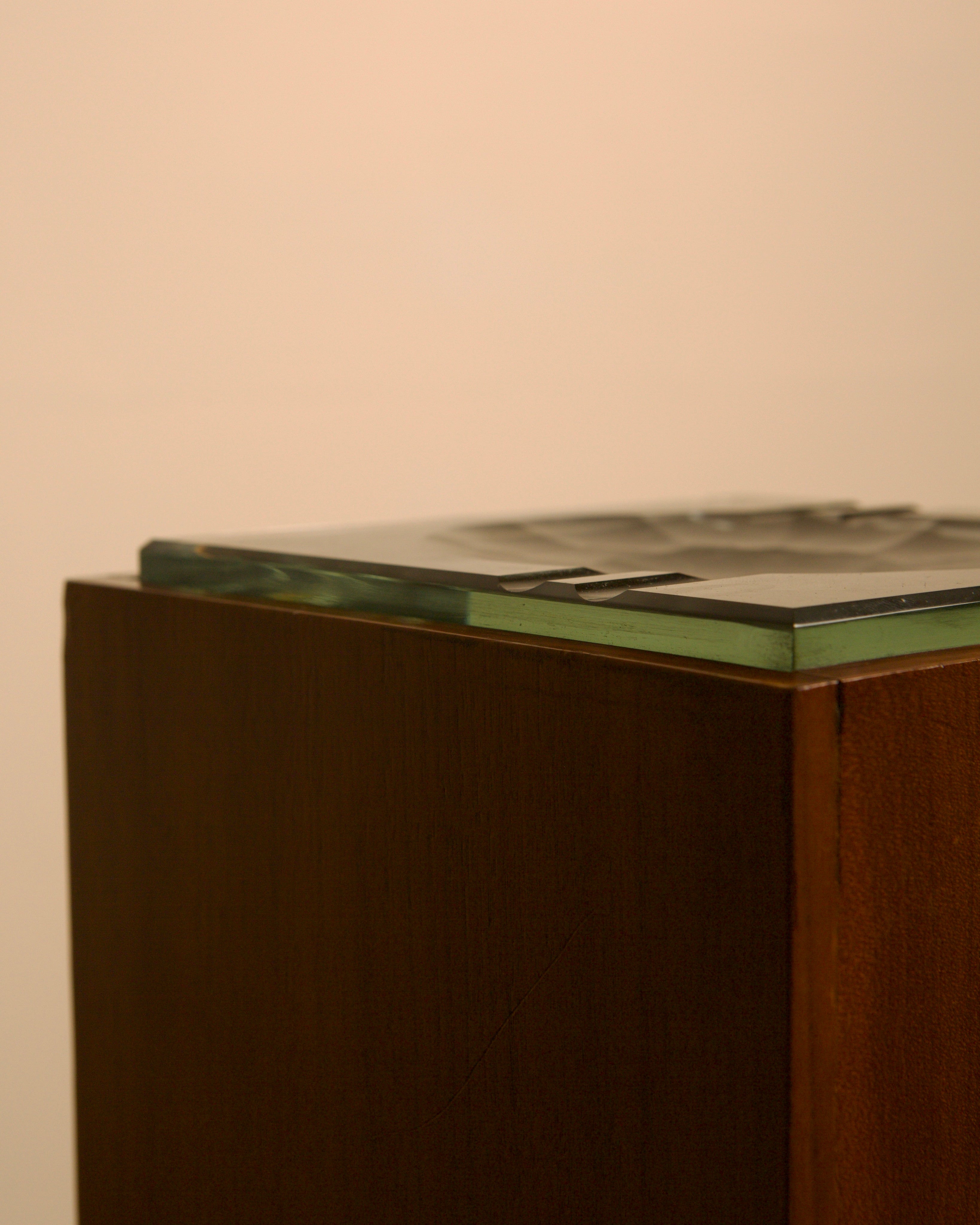 Italian floor ashtray Series 2461 by Max Ingrand for Fontana Arte, 1960s — lifestyle setting