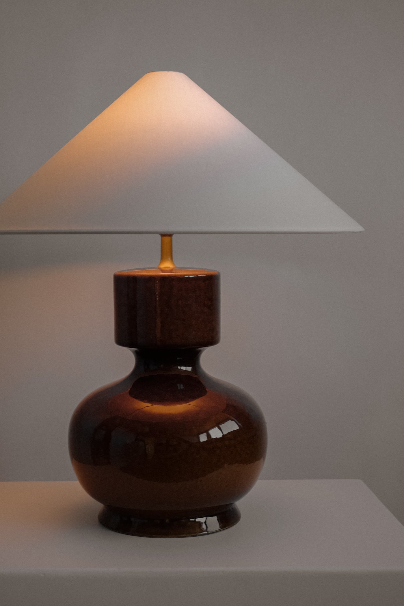 Large Ceramic Table Lamp — detail view