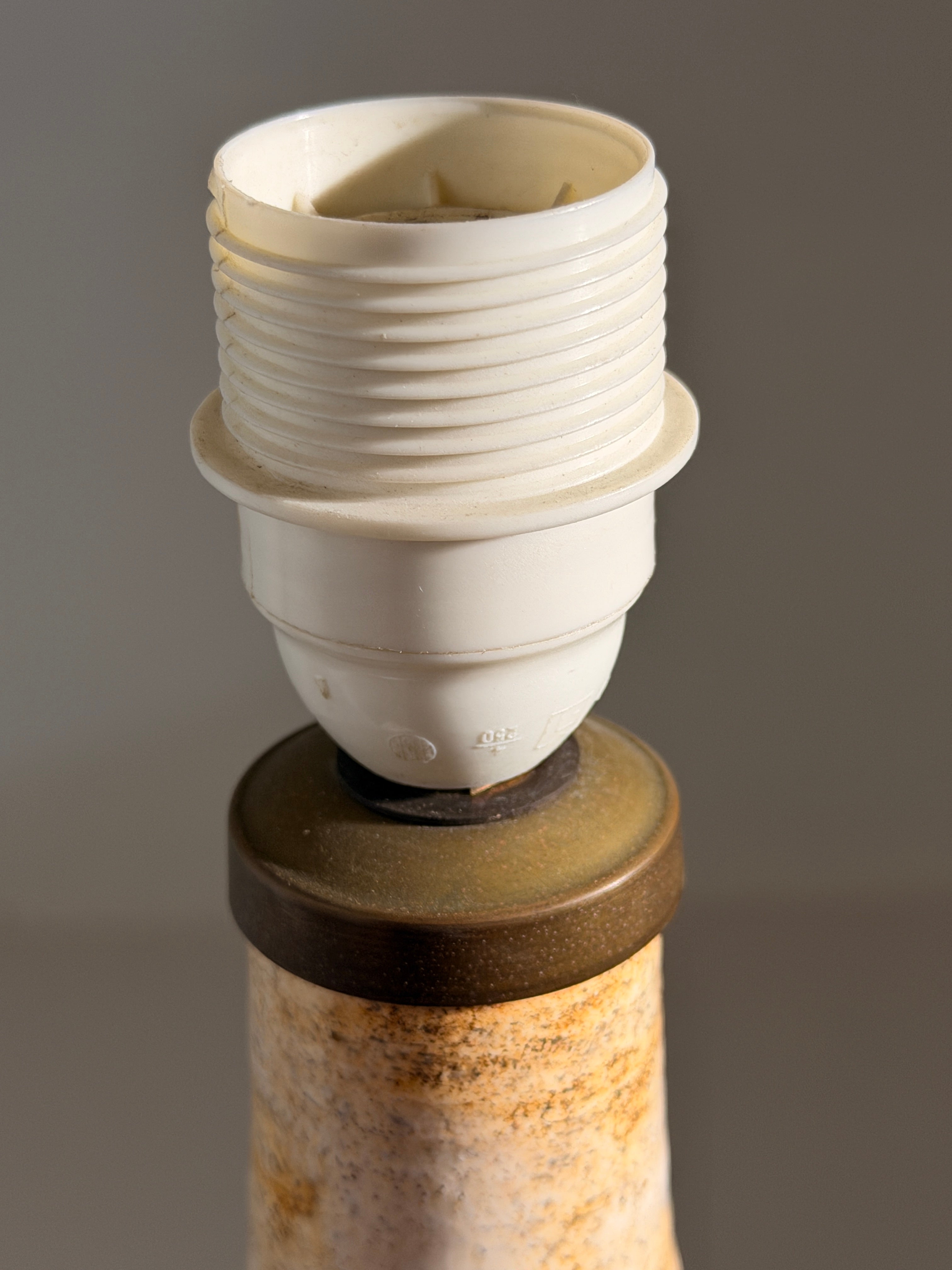 Large ceramic table lamp by Georges Pelletier, circa 1960 — view 9