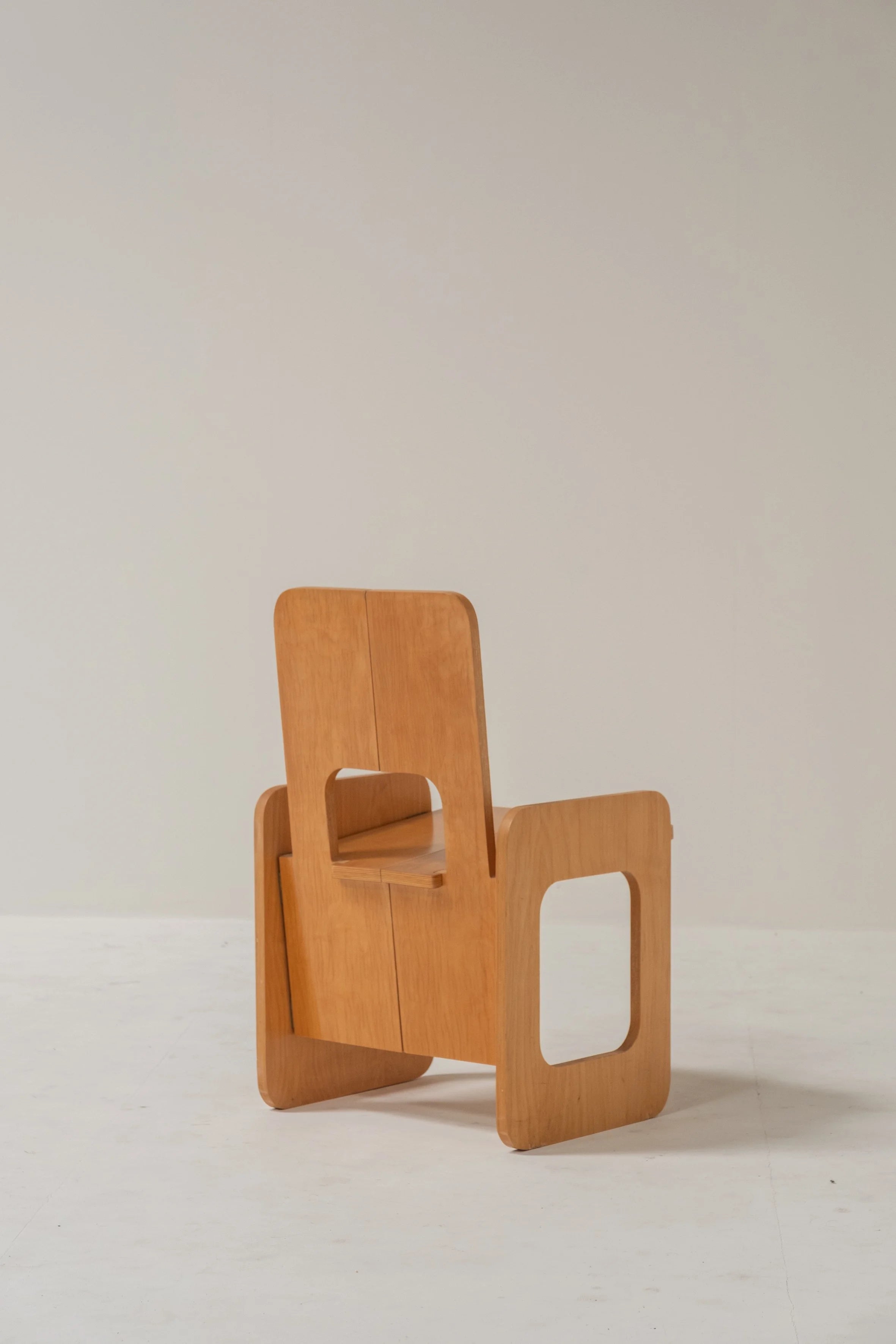 Folding ‘La Prora’ Chair by Anonima Design for Bonetto, Italy, 1970s by Paulette in 't Stad | The Oblist