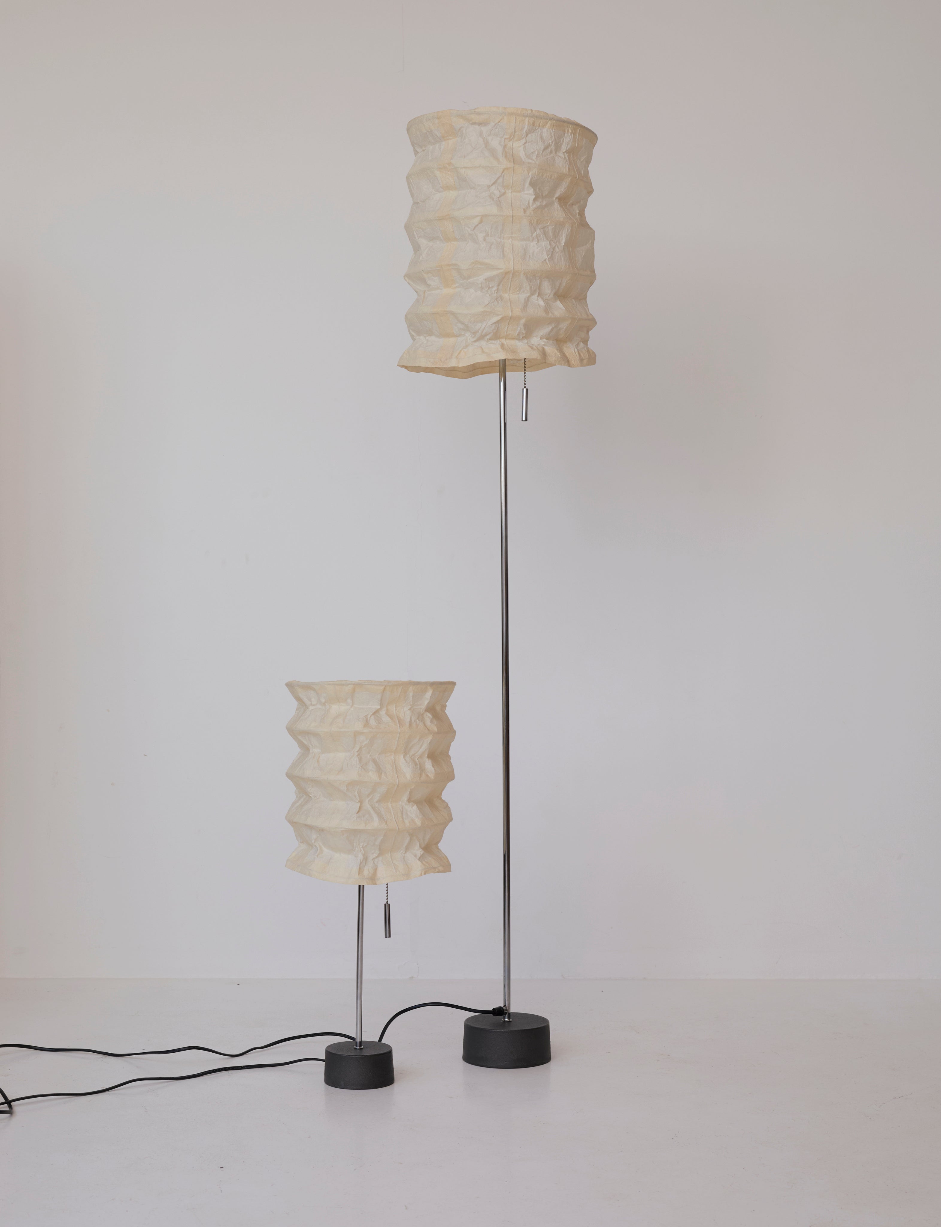 old ikea イケア　フロアランプ　紙　vintage Vintage Ikea Paper Floor Lamp by DIG IN JAPAN | The Oblist
