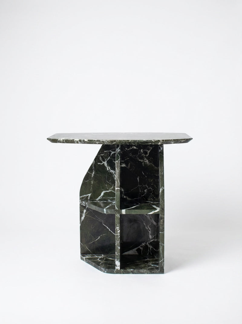 MATERA Side table in marble by MERCOEUR EDITION | The Oblist