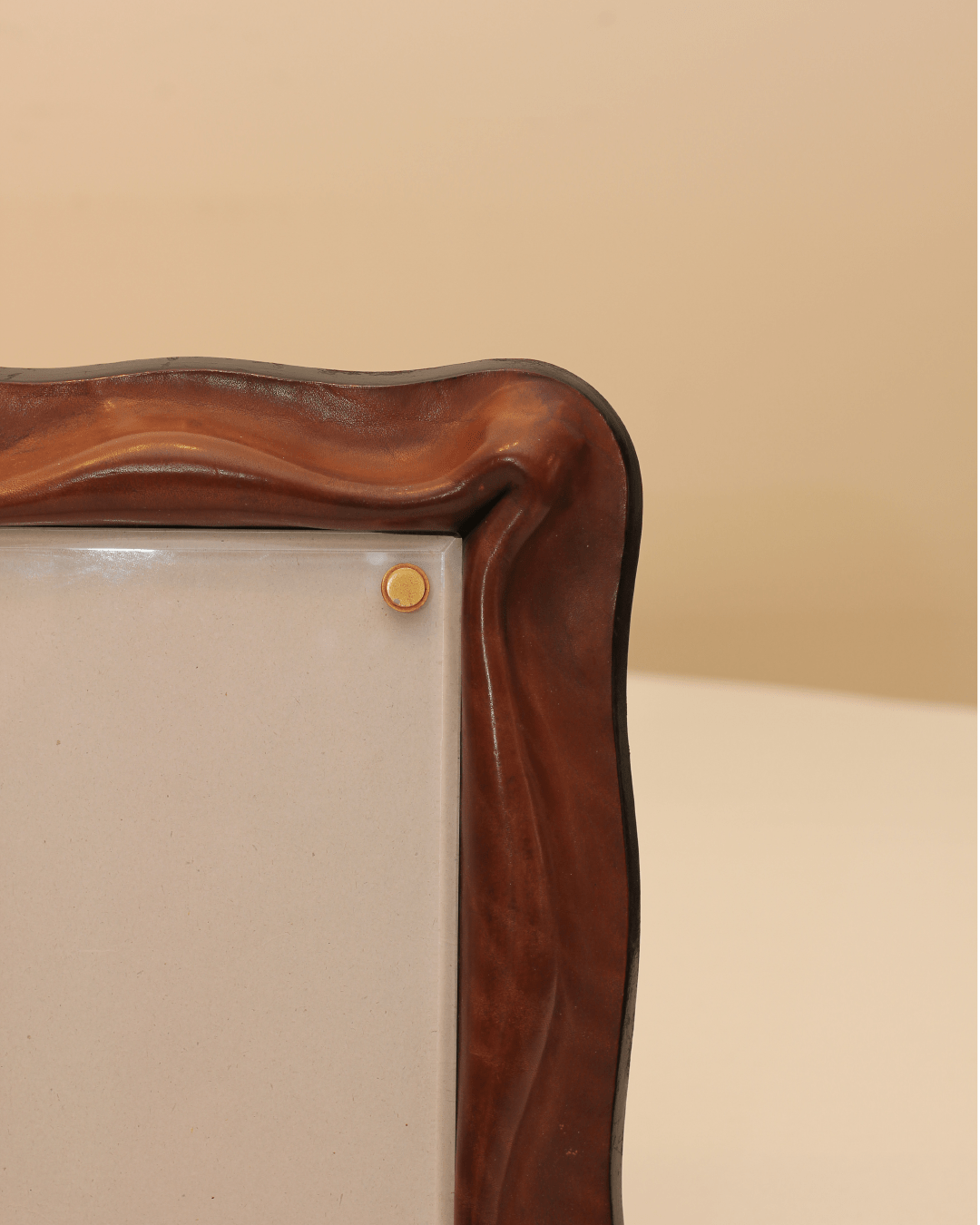 Leather Photo Frame — lifestyle setting