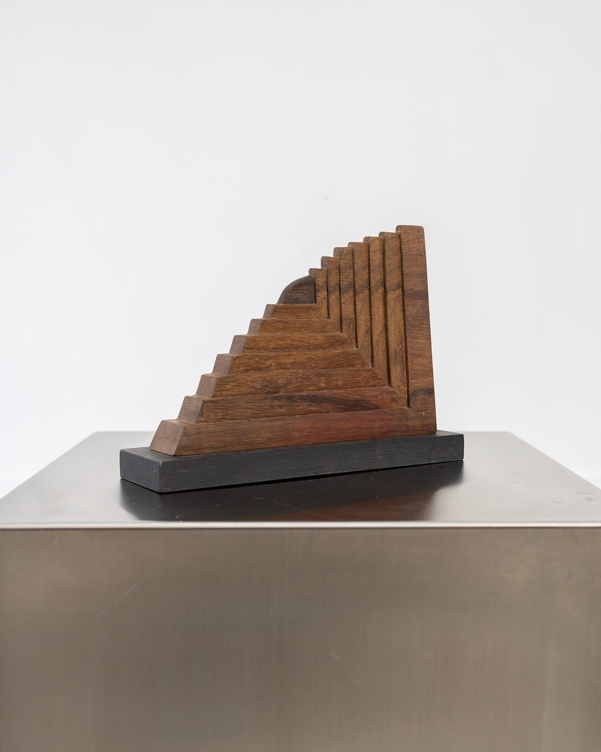 Architectural Wooden Sculpture by Hans-Jürgen Buchert, 2001 by Tom Bogle | The Oblist