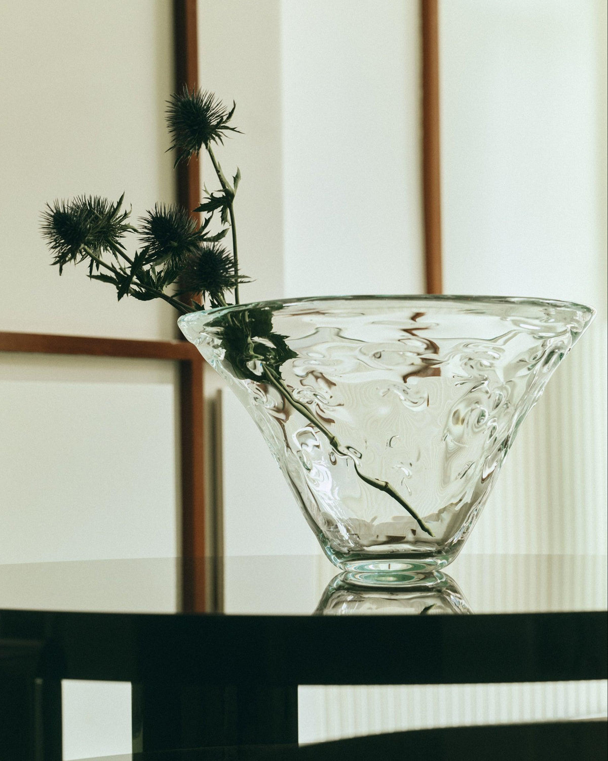 S.R. VINTAGE BOWL DECO CLEAR — close-up