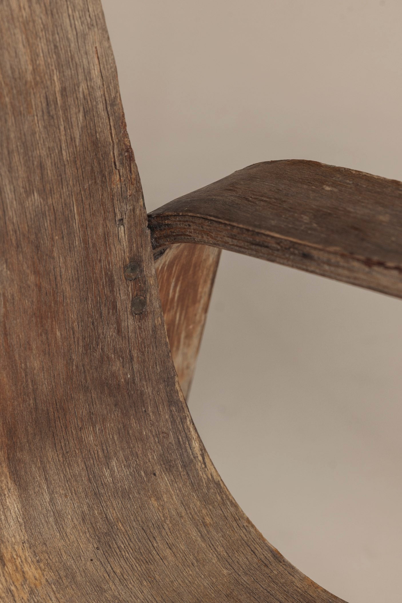 Early modernist LaWo1 armchair by Han Pieck for Lawo Ommen, the Netherlands 1946 — close-up