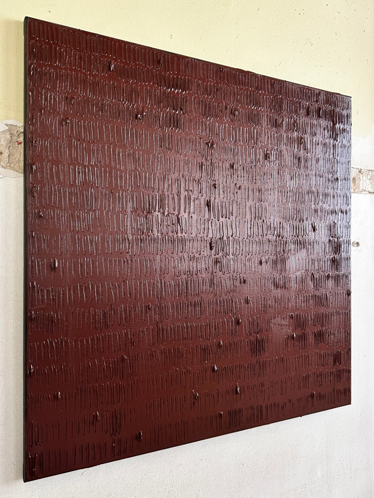 'Indian Wine - Turf Series' Painting — detail view