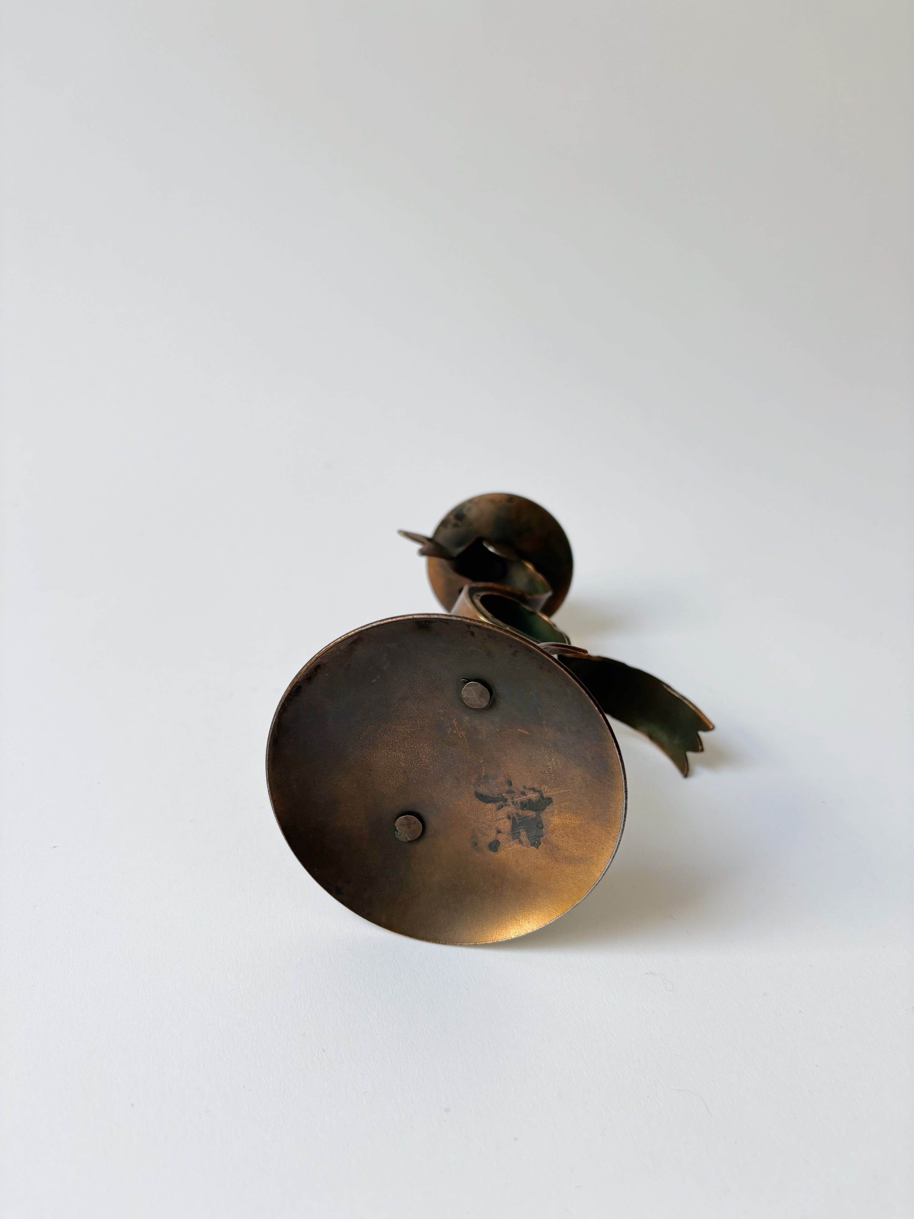 Aspid Folk Art Candlestick, c. 1970's Poland — close-up
