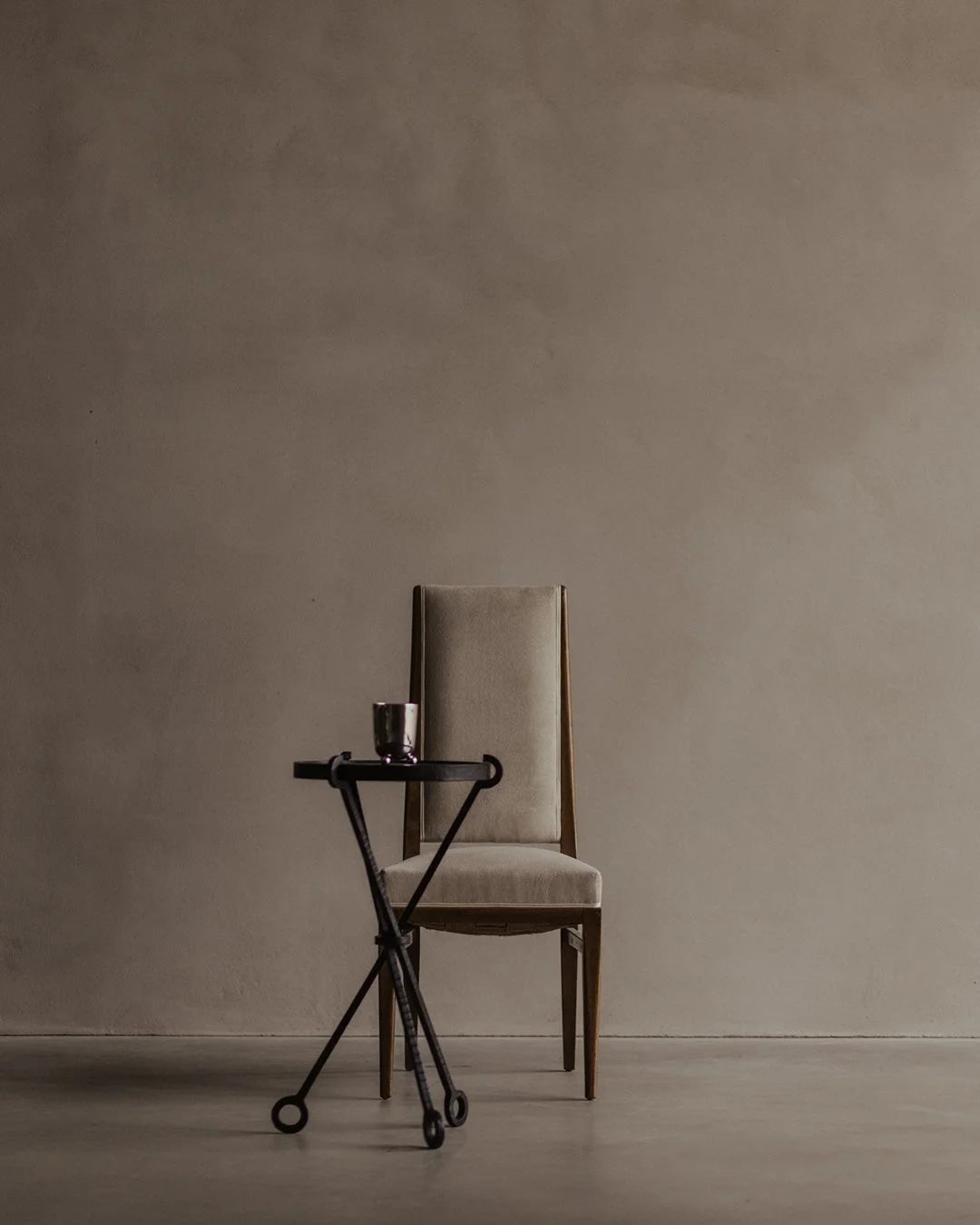 Wrought Iron Gueridon - Tripod