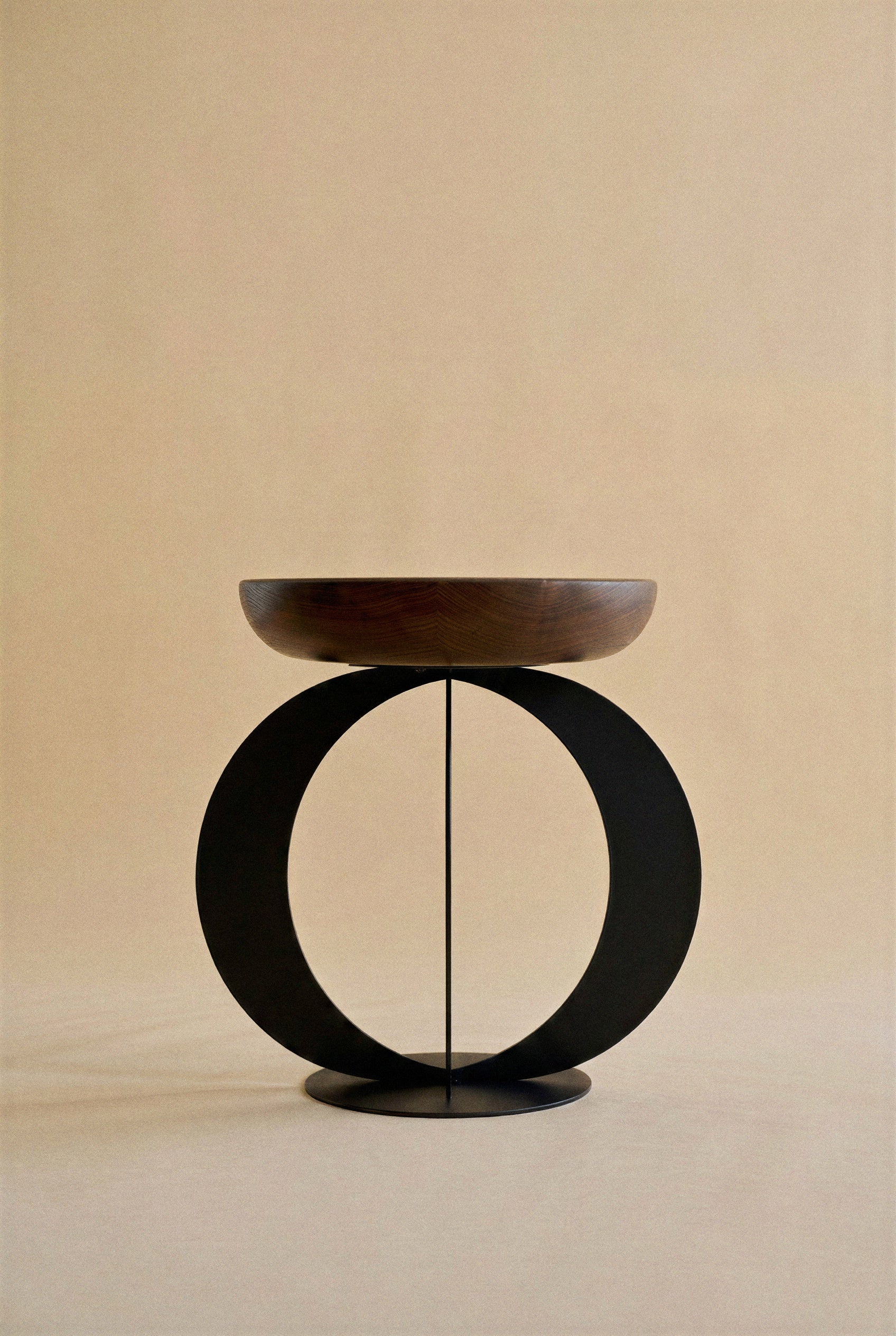 Minor Side Table - Black — side angle