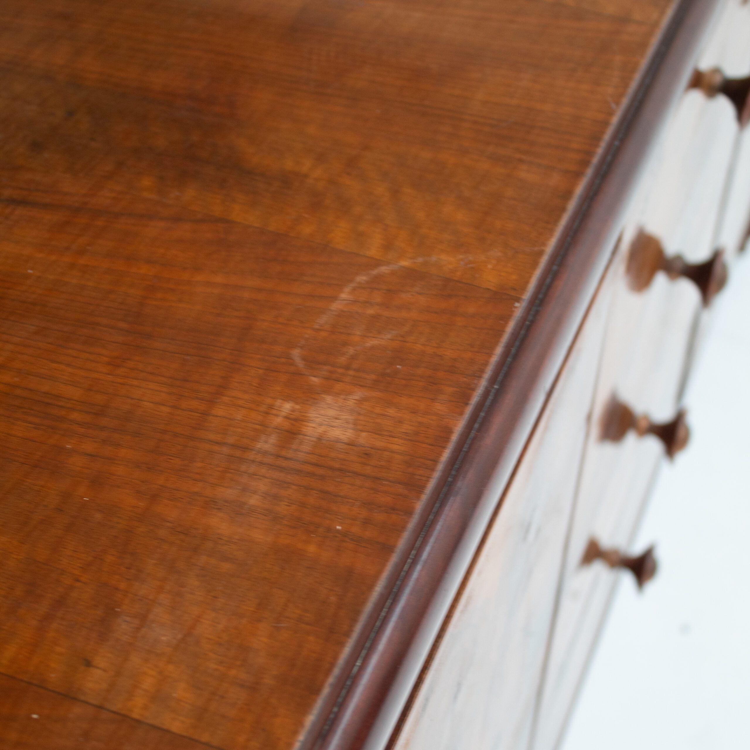 Art Deco Sideboard with Sculptural Veneer Pattern — in context