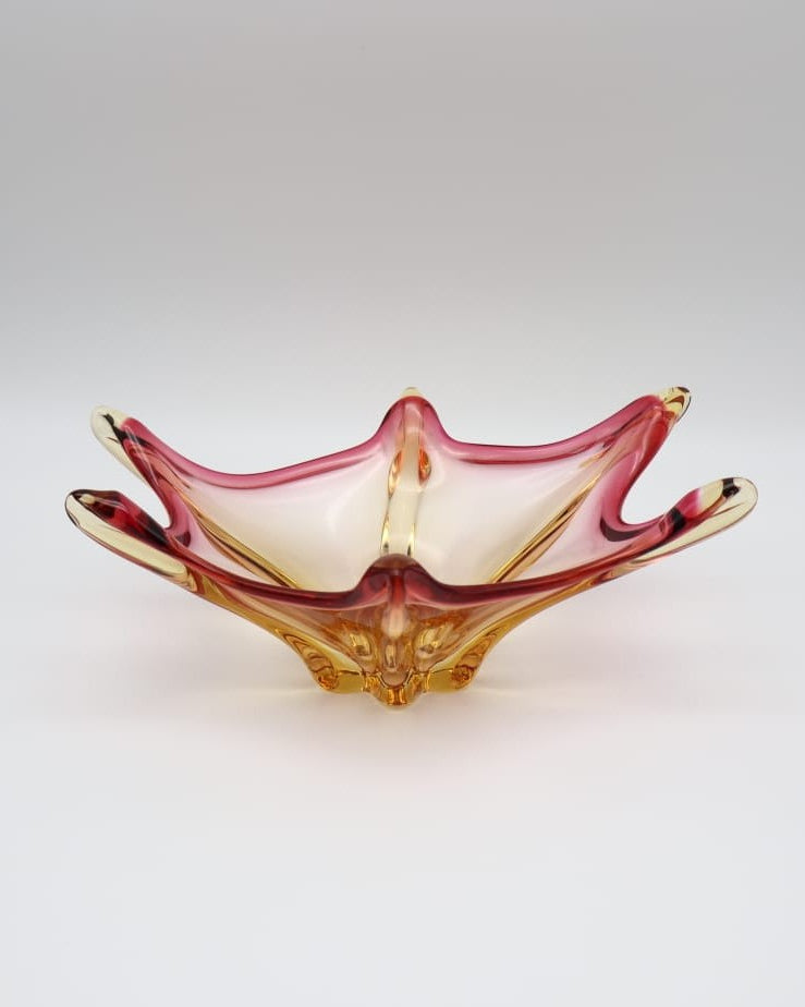Mid-Century Italian Murano Art Glass Centrepiece Bowl (1960s) by Forma Finds | The Oblist