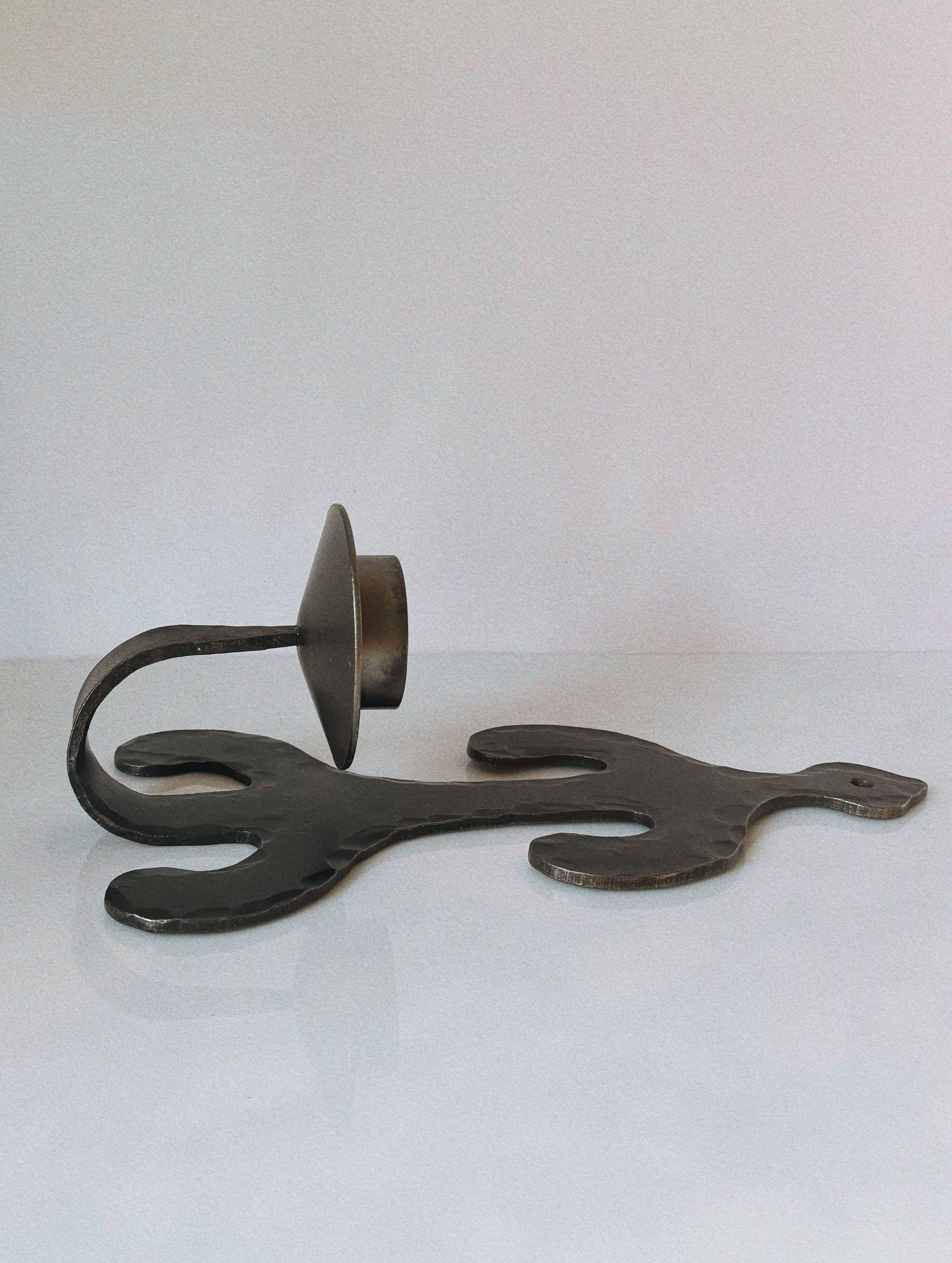 Modernist Scandinavian Wall Candleholder — lifestyle setting