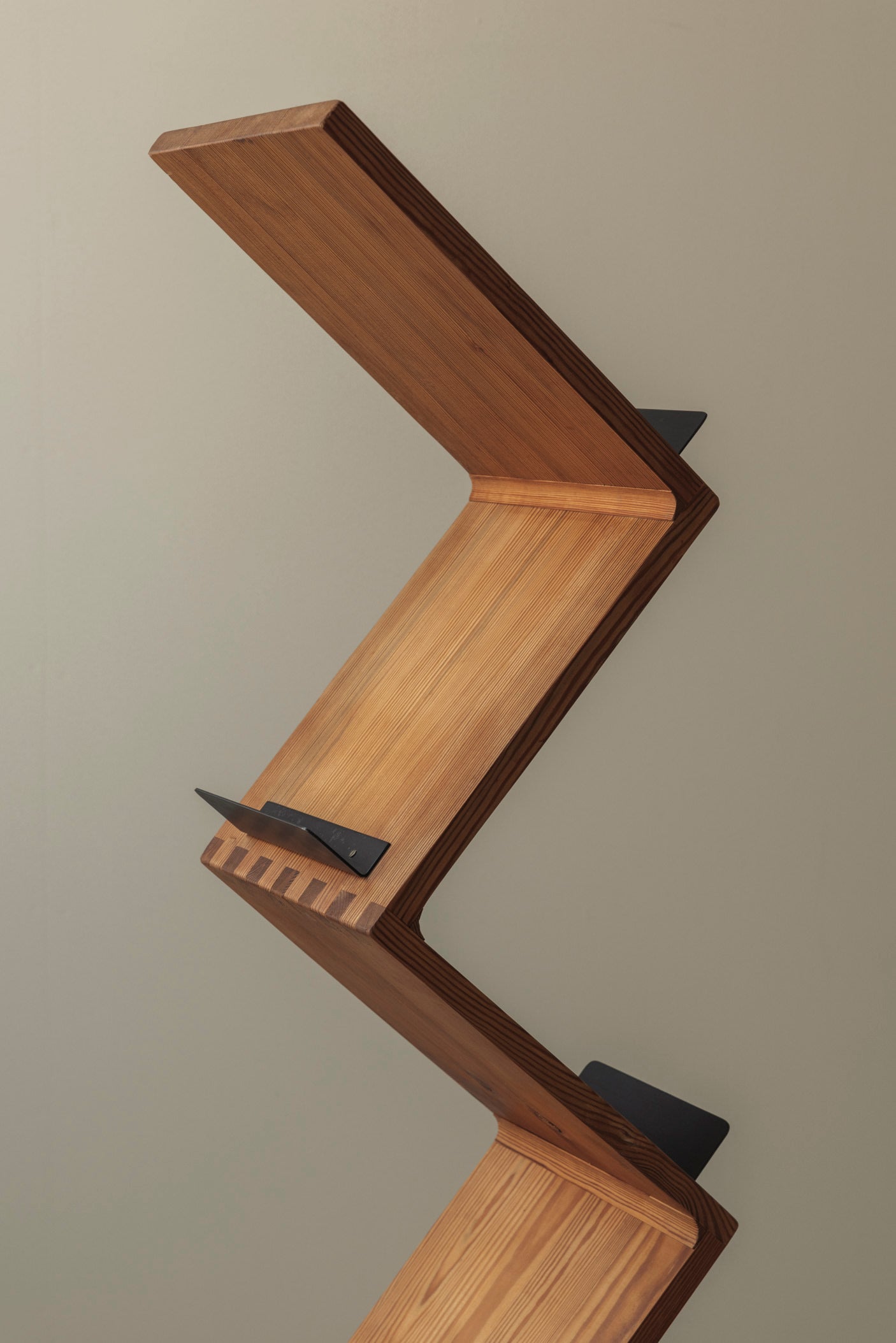 Sculptural Magazine Shelf Inspired by Jonas Bohlin's Iconic Zink Design, 1980s — lifestyle setting