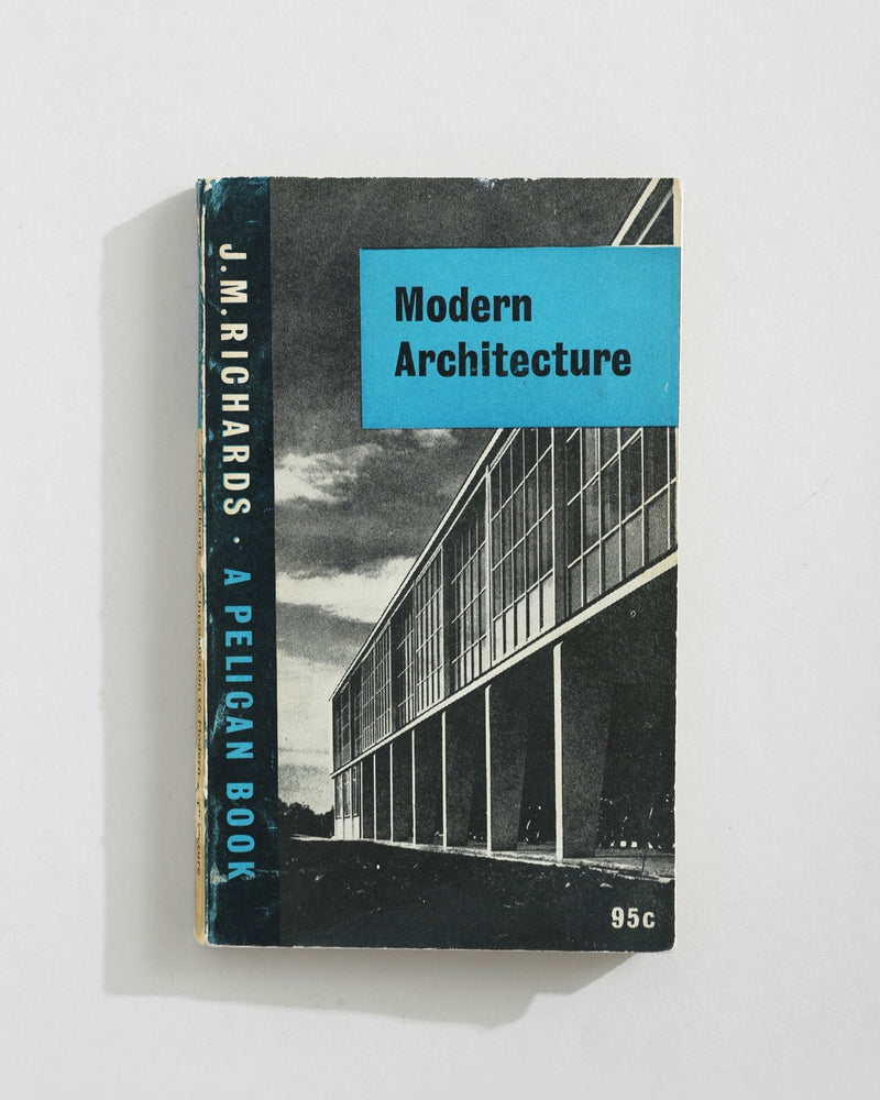 Modern Architecture Book by Villa | The Oblist — vintage design, black and blue