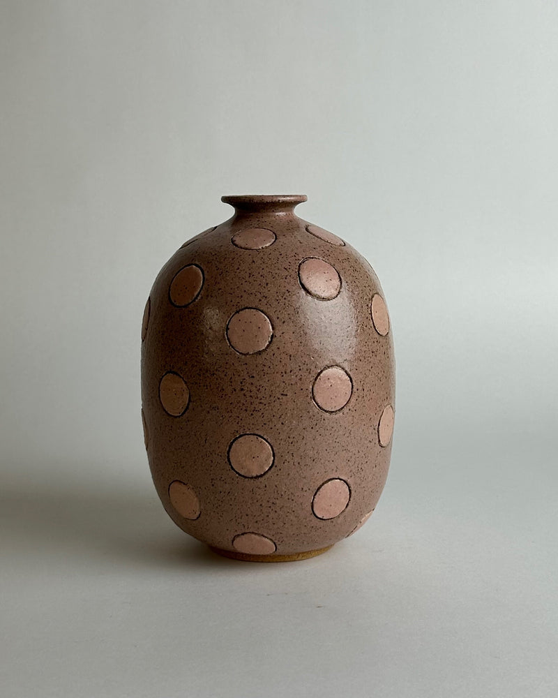 Pink Polka Dot Vase Matthew Ward Collection by somewhere someplace shop | The Oblist