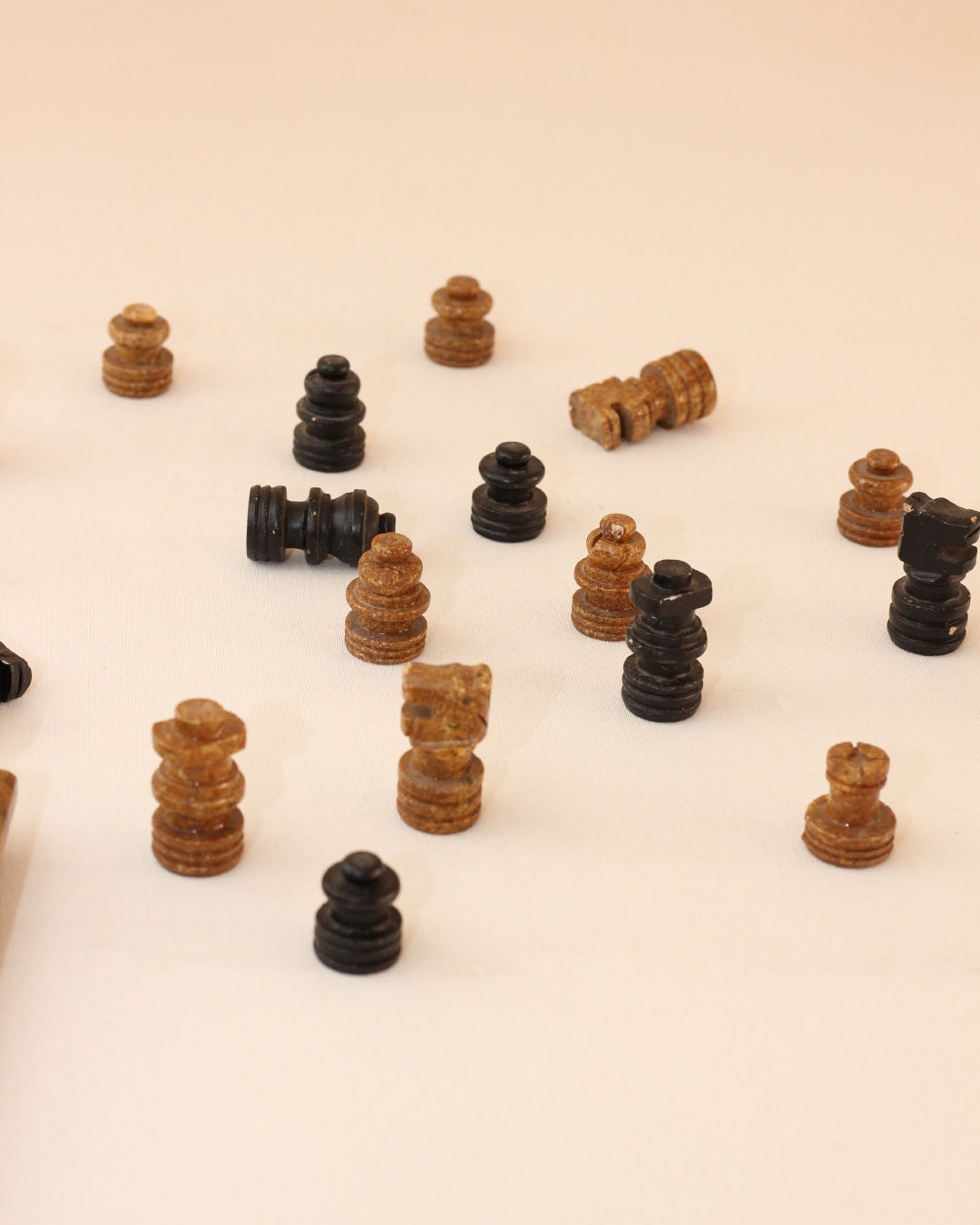 Soapstone Chessboard — lifestyle setting