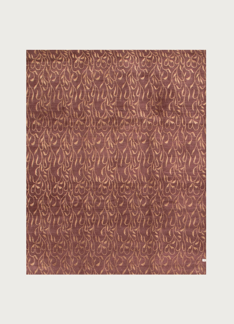 Tibetan Rug in Leaf 249 x 305 cm by catalog:three | The Oblist — handcrafted wool, warm brown tones