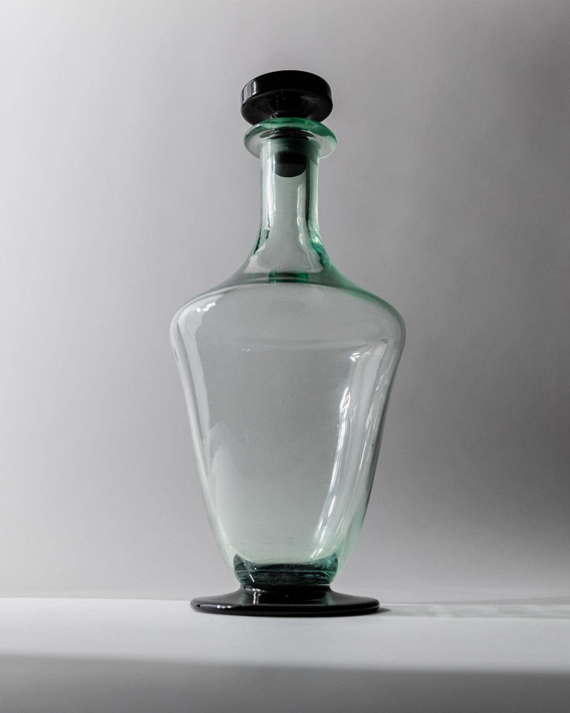 1960s Murano Glass Decanter by Bottega Jacobs | The Oblist — clear glass, vintage design