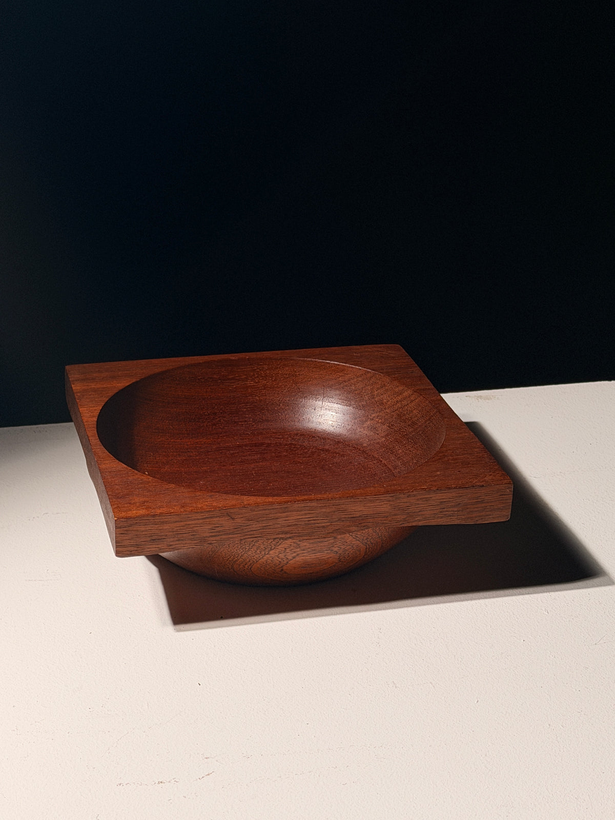 Sculptural Teak Vide-Poche, France, circa 1960 by Figuresdesign | The Oblist