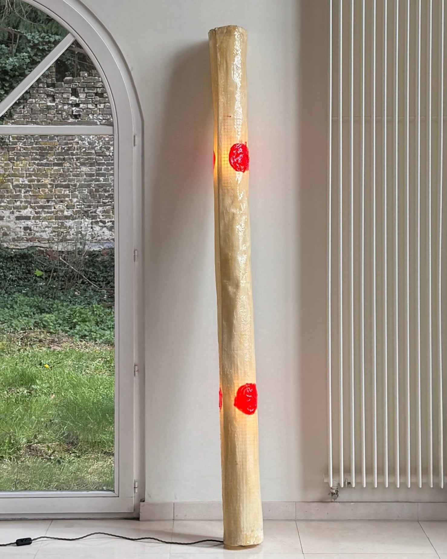Red Nodes floor Lamp Series — side angle