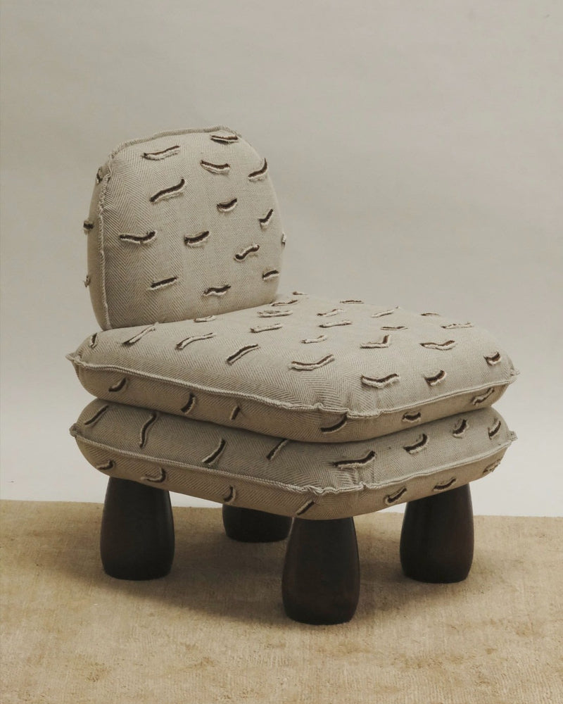 Elephant Armchair by Szymon Keller | The Oblist — fabric upholstery, modern design