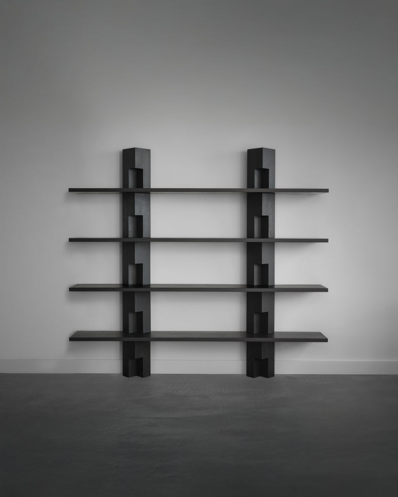 Galea Bibliothèque by Mokko | The Oblist — black wood, modern design