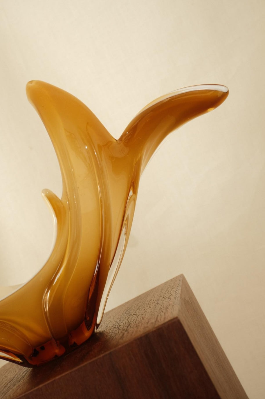 Murano Glass Bowl — side angle