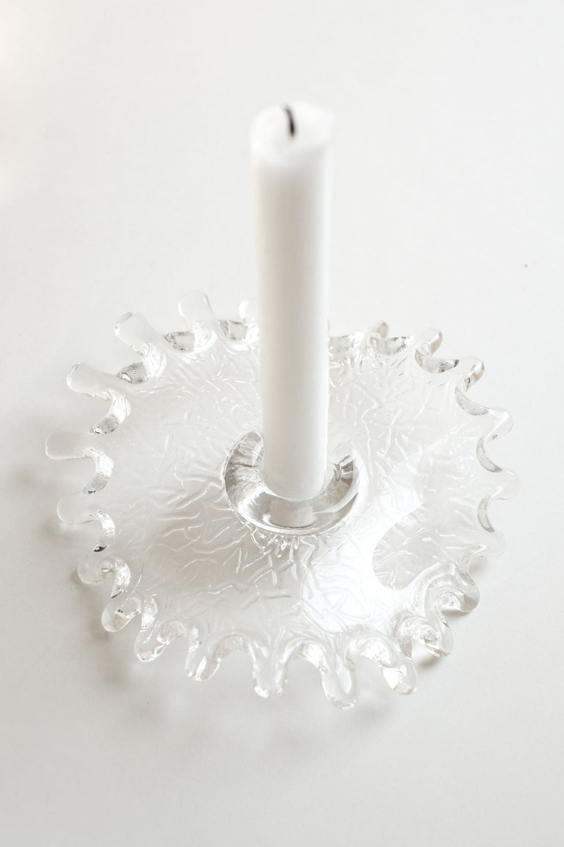 Glass Candle Holder — detail view