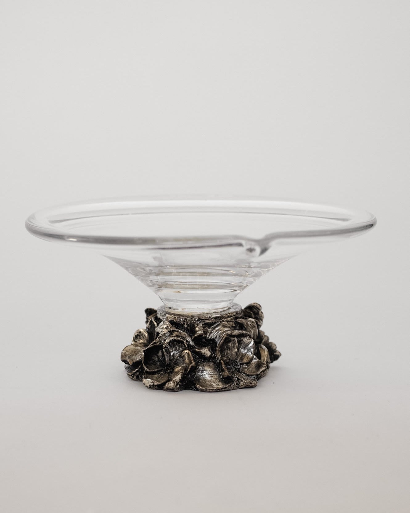 Glass Murano Dish on Metal Base  by septembre studios | The Oblist