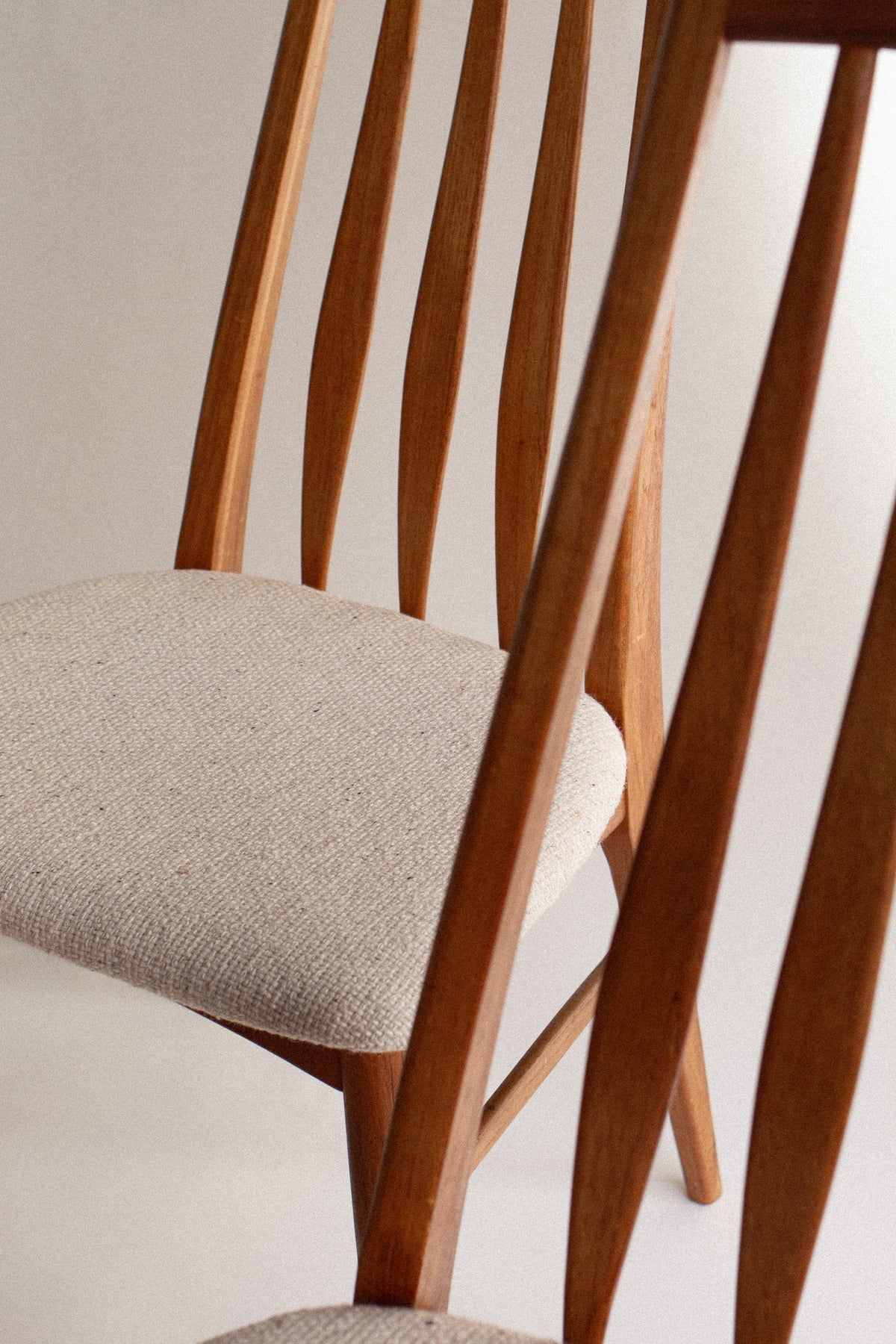 Eva Dining Chairs by Niels Koefoed for Hornslet Møbelfabrik, 1960s, Set of 5 — in context