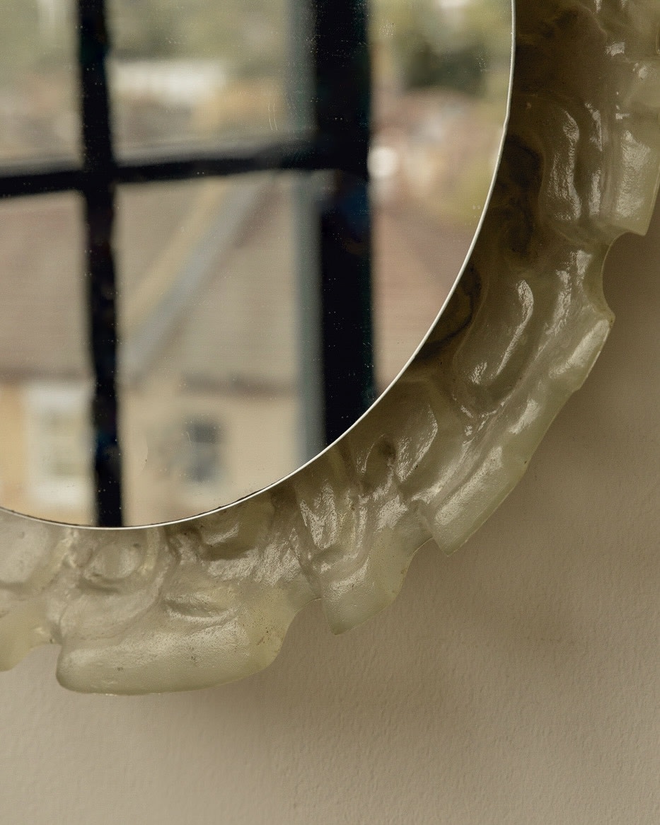 Miroir rétroéclairé mi-siècle