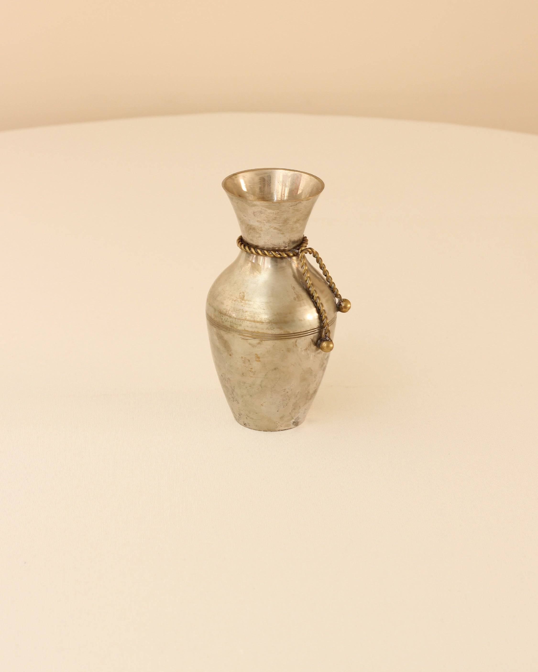 Pewter Vase — detail view