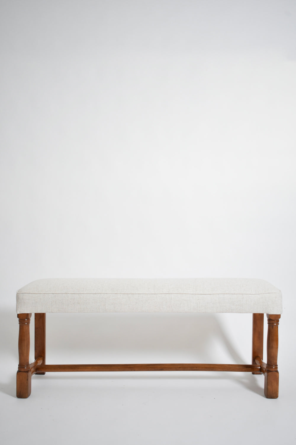 Beechwood piano stool, 1910s — detail view