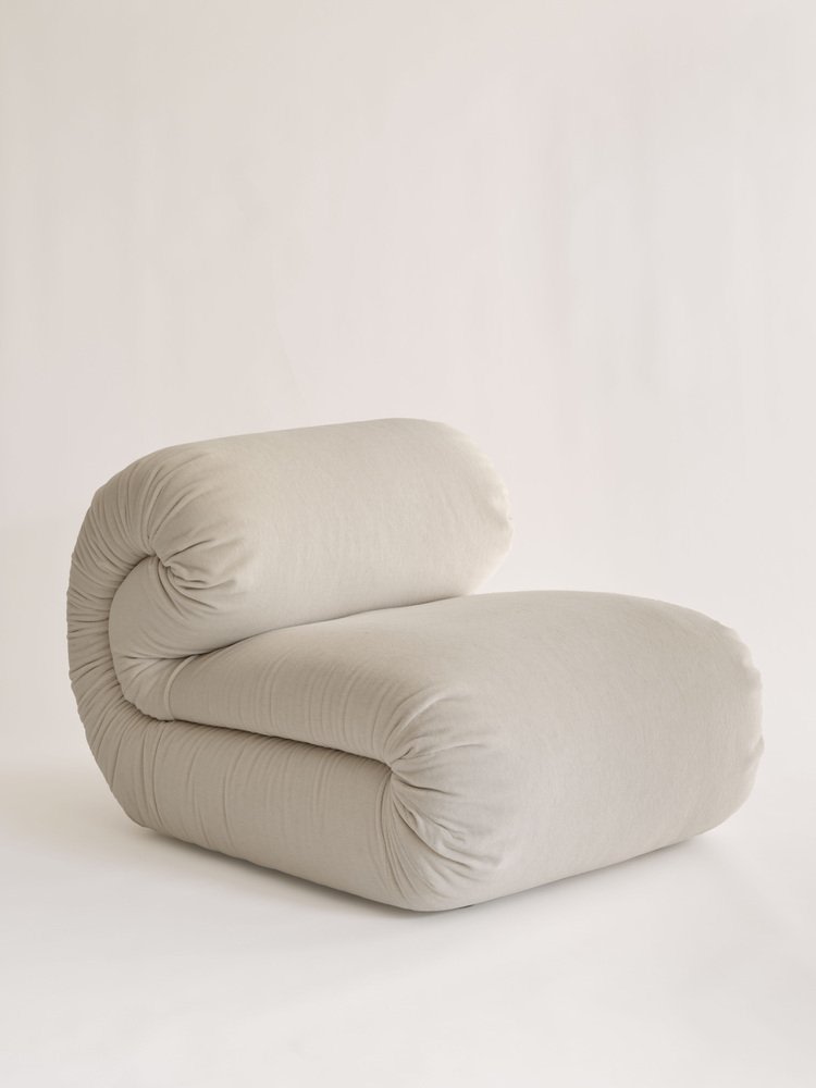 Riccio Armchair in Alpaca Velvet by NO MORE PRIVATE | The Oblist