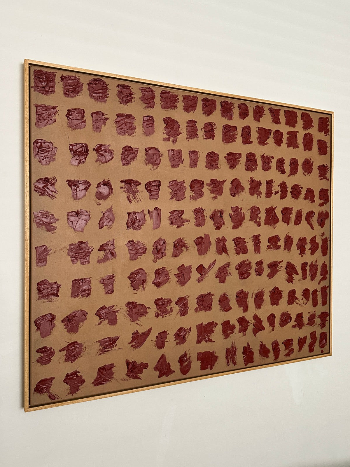 'Indian Red - Soil Study' Painting — detail view