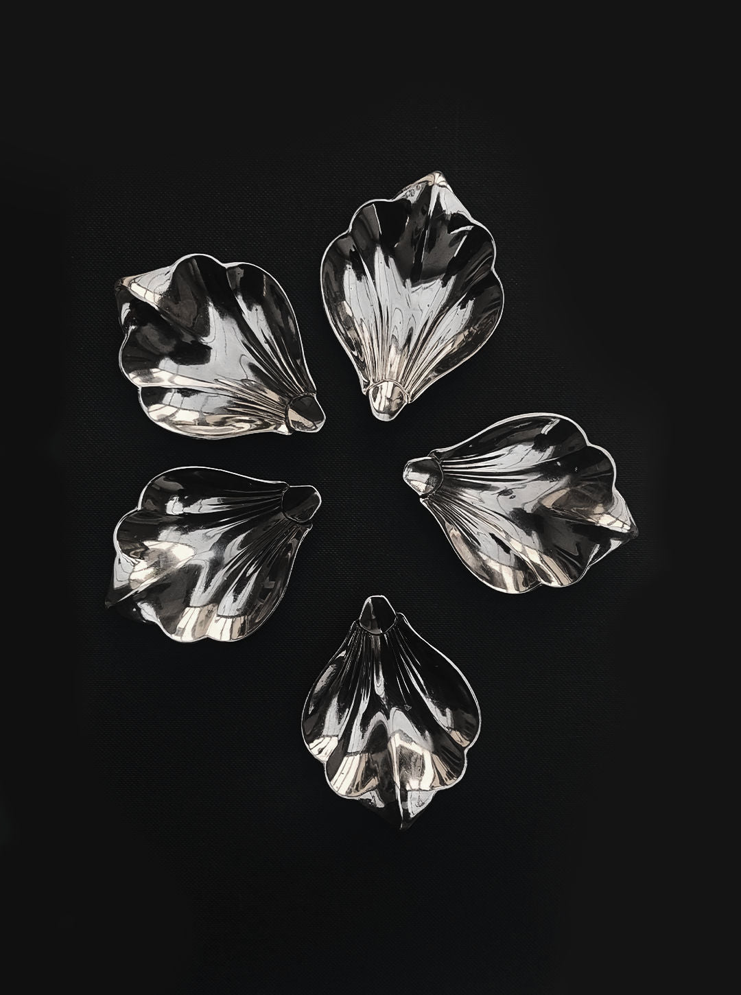 Set of Petal Ashtrays — detail view
