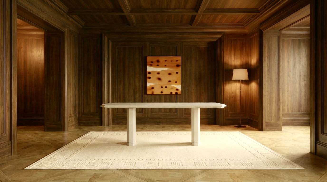 THE DINING TABLE E03 — side angle
