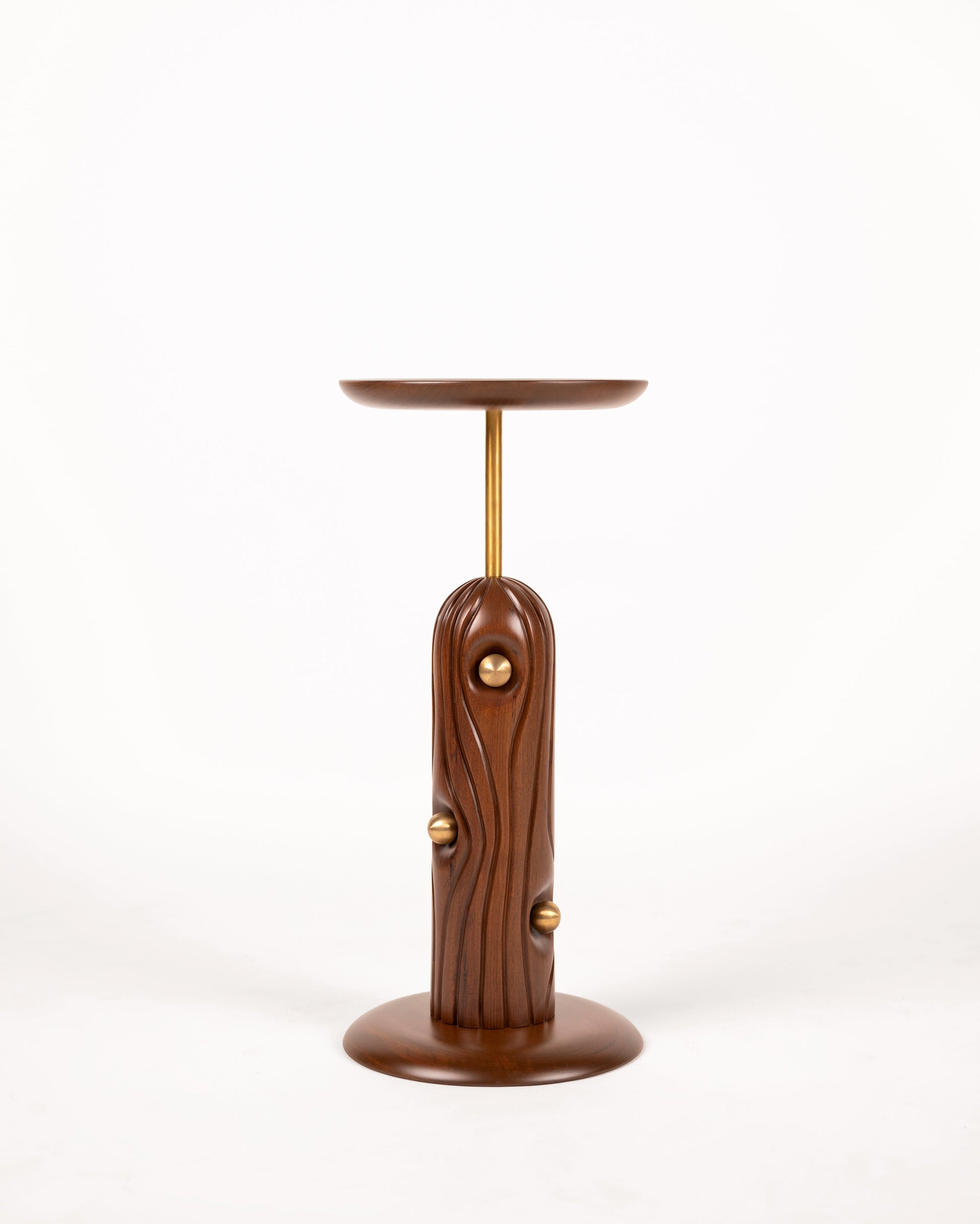 Linea Cocktail Table — top view of handcrafted wooden surface